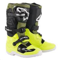 Alpinestars - Alpinestars Tech 7S Youth Boots - 2015017-5561-2 - Yellow/Military Green - 2 - Image 1