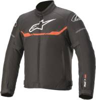 Alpinestars - Alpinestars T-SPS Waterprooof Jacket - 3200120-1030-L - Black/White/Red Fluo - Large - Image 1