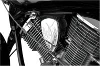 Baron Custom Accessories - Baron Custom Accessories Mini Teardrop Engine Cover - Enferno - BA-7653-07 - Image 2