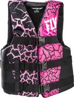 Fly Racing - Fly Racing Nylon Floatation Vest - 112224-105-110-18 - Pink/Black - 3XL - Image 1