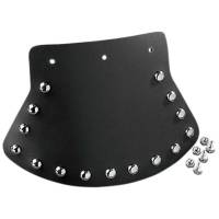 Drag Specialties - Drag Specialties Studded Mud Flaps - Medium - Plain Center - DS-393703 - Image 2