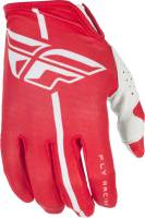 Fly Racing - Fly Racing Lite Gloves - 371-01207 - Red/Gray - 7 - Image 1