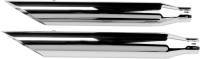 Khrome Werks - Khrome Werks 3in. HP-Plus Slip-On Mufflers - Slash Cut - Chrome - 202310 - Image 2
