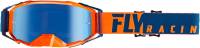 Fly Racing - Fly Racing Zone Pro Goggles - 37-5180 - Orange/Blue / Blue Mirror/Smoke Lens - OSFM - Image 1