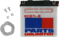 Parts Unlimited - Parts Unlimited 12V Heavy Duty Battery - RCB7L-B - Image 1