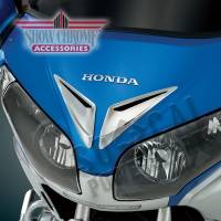 Show Chrome - Show Chrome Windshield Garnish Vent Accents - Chrome - 52-796 - Image 2
