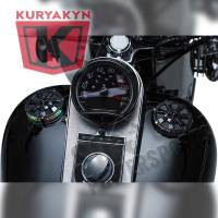 Kuryakyn - Kuryakyn Alley Cat LED Fuel and Battery Gauge - Gloss Black - 7383 - Image 2