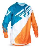 Fly Racing - Fly Racing Evolution 2.0 Jersey (2017) - 370-2272X - Orange/Dark Teal - 2XL - Image 1