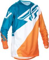 Fly Racing - Fly Racing Evolution 2.0 Jersey (2017) - 370-2272X - Orange/Dark Teal - 2XL - Image 3