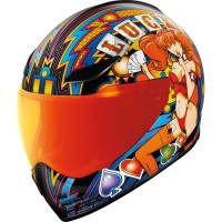 Icon - Icon Domain Lucky Lid 4 Helmet - 0101-14956 - Red - 2XL - Image 1