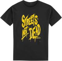 Icon - Icon Streets Not Dead T-Shirt - 3030-17641 - Black - Small - Image 1