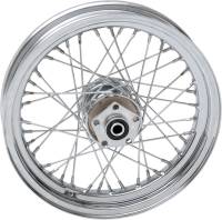 Drag Specialties - Drag Specialties Laced Chrome 40 Spoke 16x3 Rear Wheel - 64435 - Image 1
