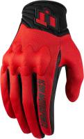 Icon - Icon Anthem 2 Gloves - 3301-3683 - Red - Small - Image 1