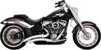 Vance & Hines - Vance & Hines Big Radius 2-Into-2 Exhaust System - Chrome - 26075 - Image 1