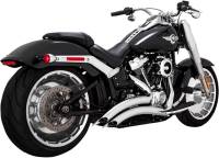 Vance & Hines - Vance & Hines Big Radius 2-Into-2 Exhaust System - Chrome - 26075 - Image 2