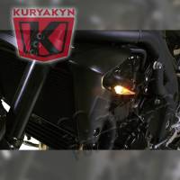 Kuryakyn - Kuryakyn Micro/Rhombus Marker Light - Front Left - Black Housing - White/Amber - 2540 - Image 2