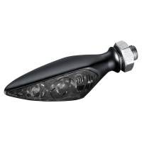 Kuryakyn - Kuryakyn Micro/Rhombus Marker Light - Front Right/Rear Left - Satin Black Housing - Amber - 2853 - Image 1