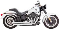 Vance & Hines - Vance & Hines Big Shots Staggered Exhaust System - Chrome - 17939 - Image 1