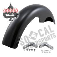 Klock Werks - Klock Werks Tire Hugger Series TFL Front Fender with Chrome Mounting Blocks for 19in. Wheels - KWF-03-0020 - Image 1