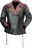 Z1R - Z1R Combiner Womens Jacket - 2813-1012 - Black/Red - Large - Image 1