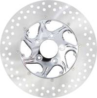 HardDrive - HardDrive Flow 11.5in. Two-Piece Brake Rotor - Chrome - F2120CFL115-2P - Image 1