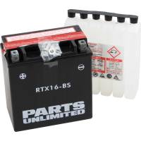 Parts Unlimited - Parts Unlimited AGM Maintenance-Free Battery - CTX16-BS - Image 1