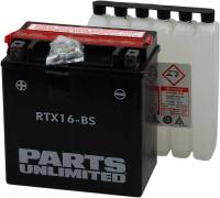 Parts Unlimited - Parts Unlimited AGM Maintenance-Free Battery - CTX16-BS - Image 2