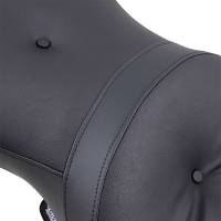 Drag Specialties - Drag Specialties Wide Low-Profile Seat - Pillow - 0804-0297 - Image 4