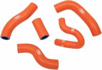 Moose Racing - Moose Racing Race Fit Radiator Hose Kit without Clamps - 5 - Orange - 1902-1563 - Image 2