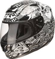 Fly Racing - Fly Racing Paradigm Winners Circle Classic Helmet - 73-8021-1 - Black/White Winners Circle - X-Small - Image 1