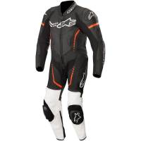 Alpinestars - Alpinestars Youth GP Plus Cup One-Piece Leather Suit - 31405181231130 - Black/White/Red Fluo - 24 - Image 1