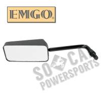 Emgo - Emgo Eurosport Mirror - Carbon Fiber, Standard 10mm Thread - 20-97141 - Image 1