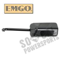 Emgo - Emgo Eurosport Mirror - Carbon Fiber, Standard 10mm Thread - 20-97141 - Image 2