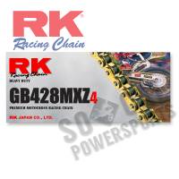 RK - RK 428 MXZ Heavy Duty Chain - 134 Links - Gold - GB428MXZ-134 - Image 1