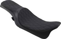 Drag Specialties - Drag Specialties Predator 2-Up Double Diamond Seats - Black Thread - 0801-1270 - Image 1