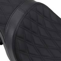Drag Specialties - Drag Specialties Predator 2-Up Double Diamond Seats - Black Thread - 0801-1270 - Image 3
