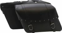 Saddlemen - Saddlemen Highwayman Slant-Style Saddlebag - Rivet - 18in.L x 6in.W x 12in.H - X021-03-042 - Image 1
