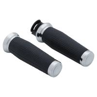 Kuryakyn - Kuryakyn Thresher Grips - Chrome - 5938 - Image 1