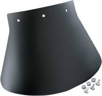 Drag Specialties - Drag Specialties Rubber Mud Flaps - Large - Plain - DS-393701 - Image 1