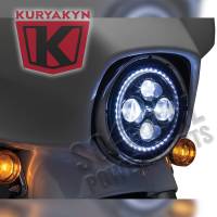 Kuryakyn - Kuryakyn Orbit Vision 7in. LED Headlight - 2460 - Image 3