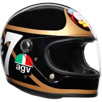 AGV - AGV X3000 Limited Edition Barry Sheene Helmet - 21001159I000309 - Black/Gold - Large - Image 1