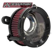 Trask Performance - Trask Performance Assault Charge High-Flow Air Cleaner - Gloss Black Powdercoat - TM-1023GBK - Image 1