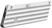 Joker Machine - Joker Machine Saddlebag Latch Covers - Finned - Chrome - 04-50-1 - Image 2