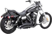 Vance & Hines - Vance & Hines Big Radius 2-Into-2 Exhaust System - Black - 46071 - Image 1