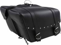 Saddlemen - Saddlemen Highwayman Slant-Style Saddlebag - Rivet - 15 1/2in.L x 6in.W x 9 1/2in.H - X021-03-041 - Image 1
