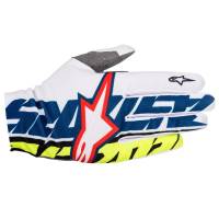 Alpinestars - Alpinestars Design One Dune Gloves - 35625172272X - White/Dark Blue/Yellow Fluo - 2XL - Image 1