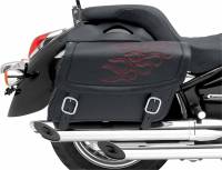 Saddlemen - Saddlemen Highway Tattoo Saddlebag - Red - 13in.L x 6in.W x 9 1/2in.H - X021-05-0402 - Image 2