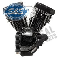 S&S Cycle - S&S Cycle T124HC Series Long Block Engine - Black - 310-0835A - Image 1