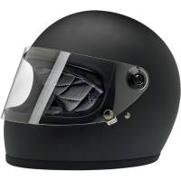 Biltwell Inc. - Biltwell Inc. Gringo S Solid Helmet - 1003-201-101 - Flat Black - X-Small - Image 1