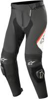 Alpinestars - Alpinestars Missile Leather V2 Pants - 3120519-1231-54 - Black/White/Fluo Red - 54 - Image 1